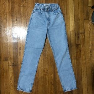 Abercrombie & Fitch The ‘90 Straight Ultra High Rise Curve Love 25R